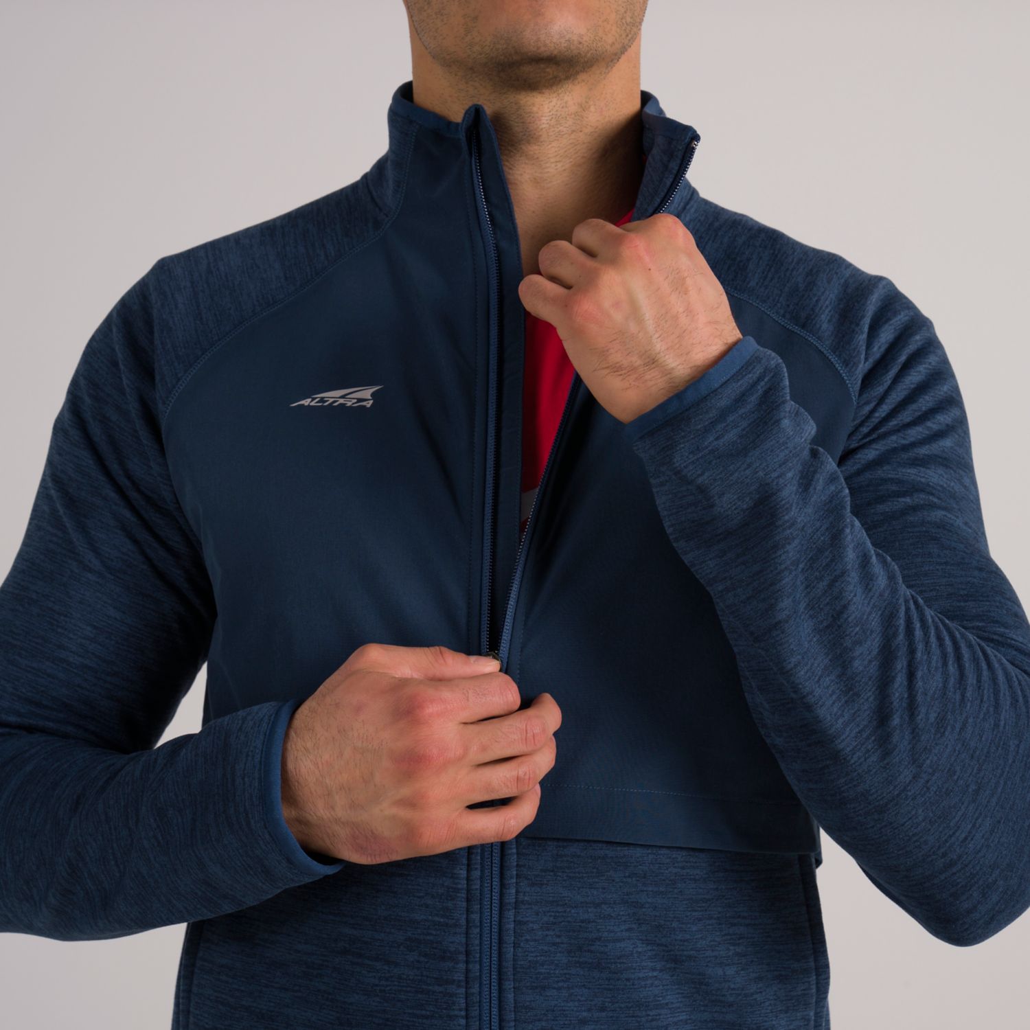 Altra Everyday Hybrid Men's Running Jackets Blue | South Africa-28165499